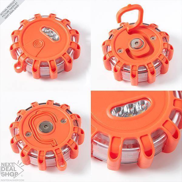 2 Pieces of Multifunctional LED Emergency Warning Lights