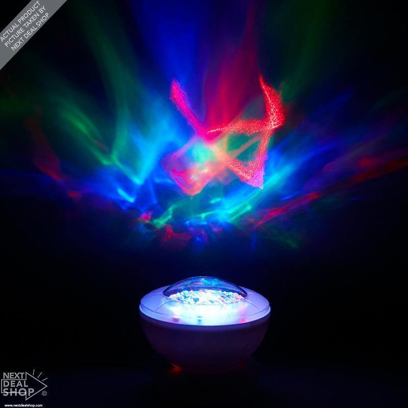 Aurora Diamond Projector Table Lamp with Built-in Speaker - Make Your Own Light Projector at Home!