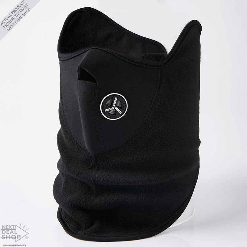 2-Piece Unisex Wool Ski Mask Set (3 Colors)