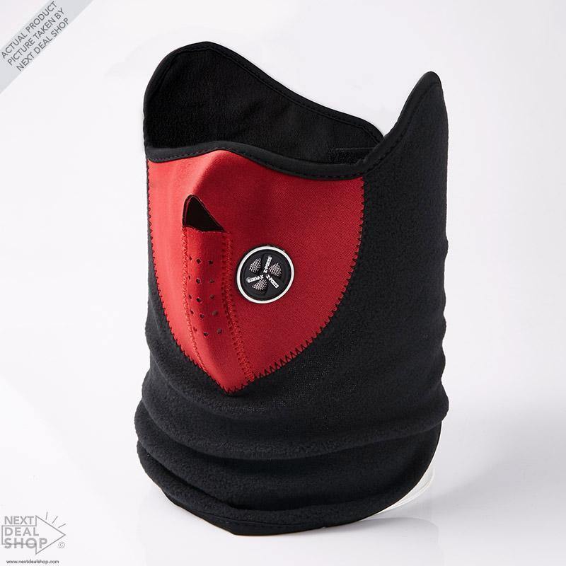 2-Piece Unisex Wool Ski Mask Set (3 Colors)