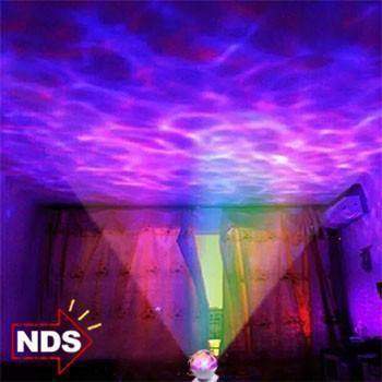 Aurora Diamond Projector Table Lamp with Built-in Speaker - Make Your Own Light Projector at Home!
