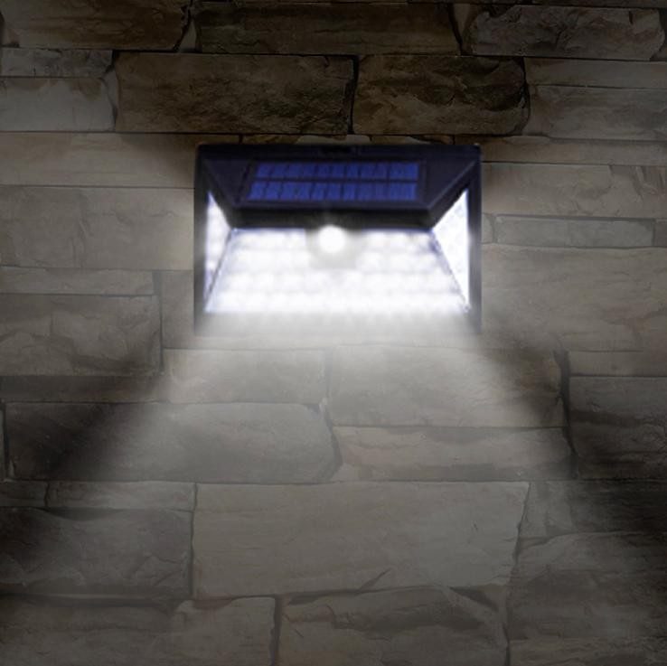 Solar-Powered Motion Sensor Light with Super Bright Wide Angle