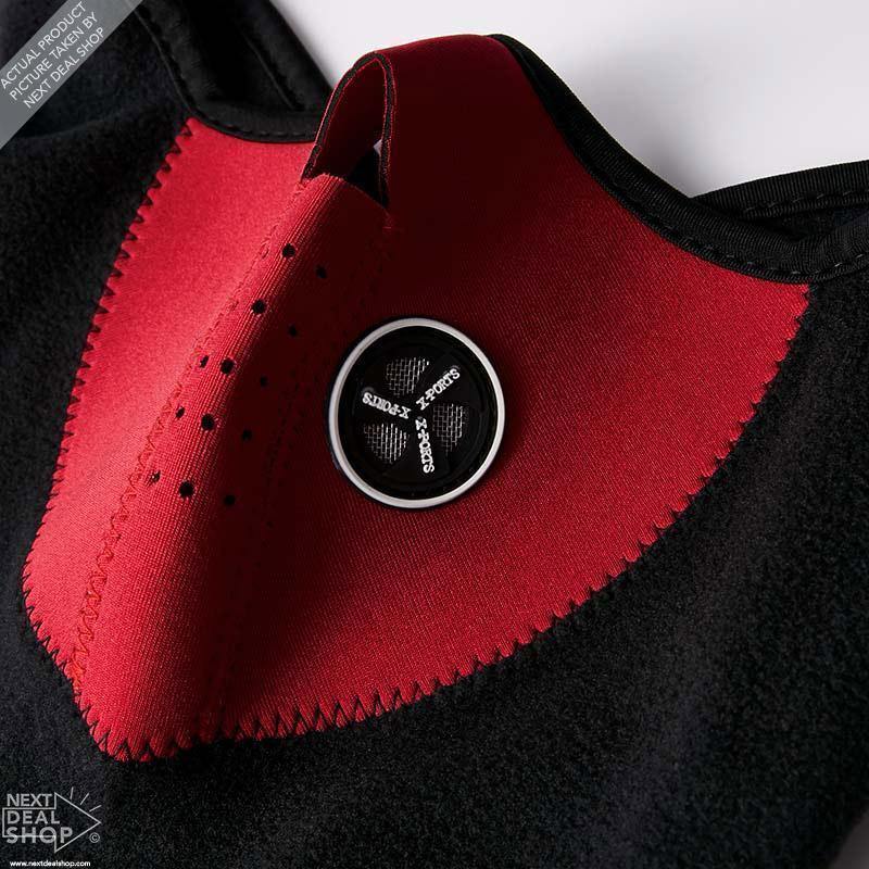 2-Piece Unisex Wool Ski Mask Set (3 Colors)
